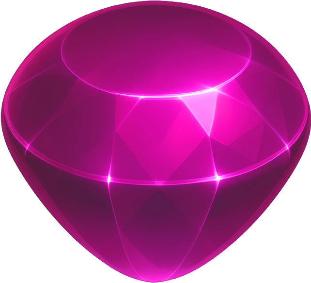 Planet-X pink gem